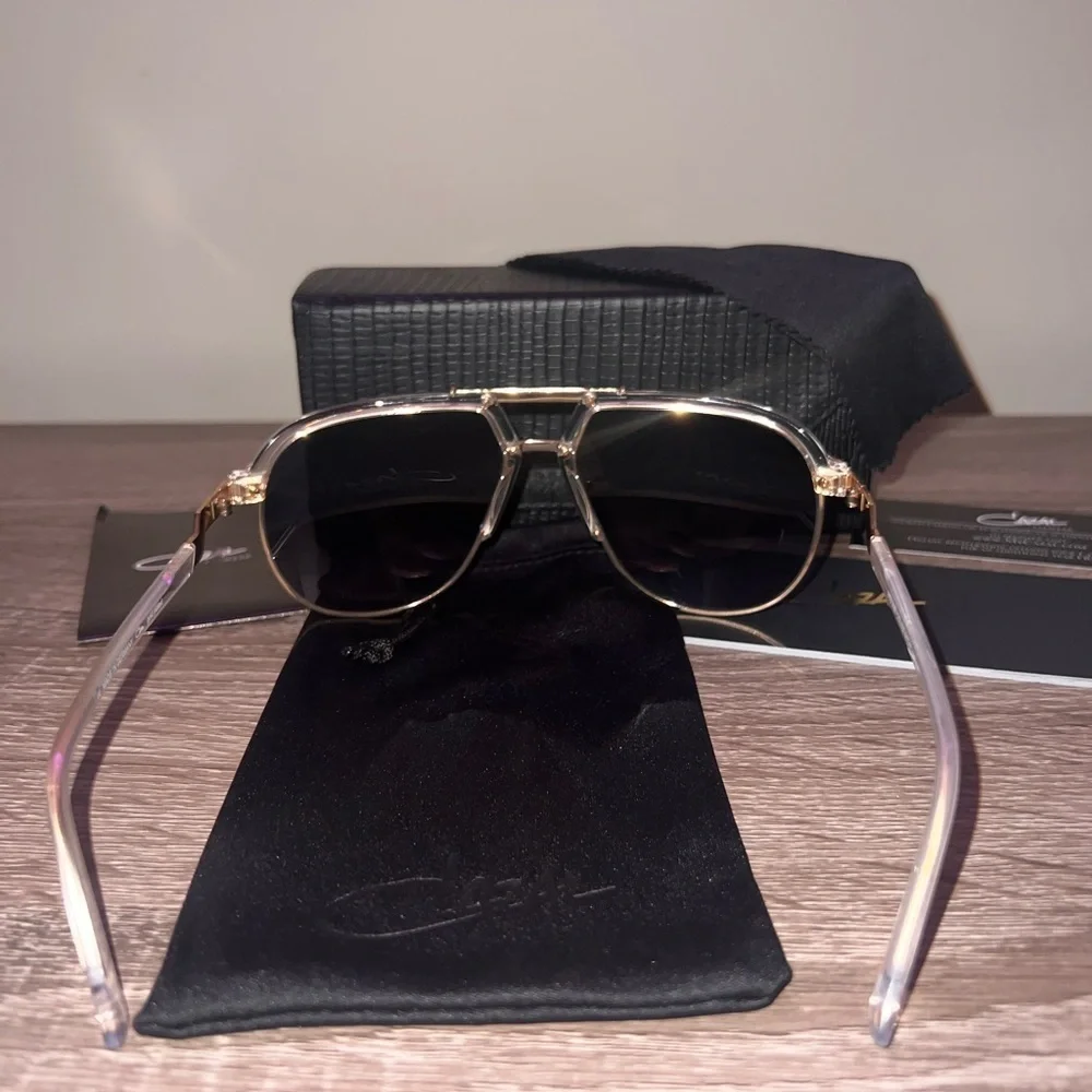 Cazal 9085 Crystal/Gold/Blue Gradient Aviator
